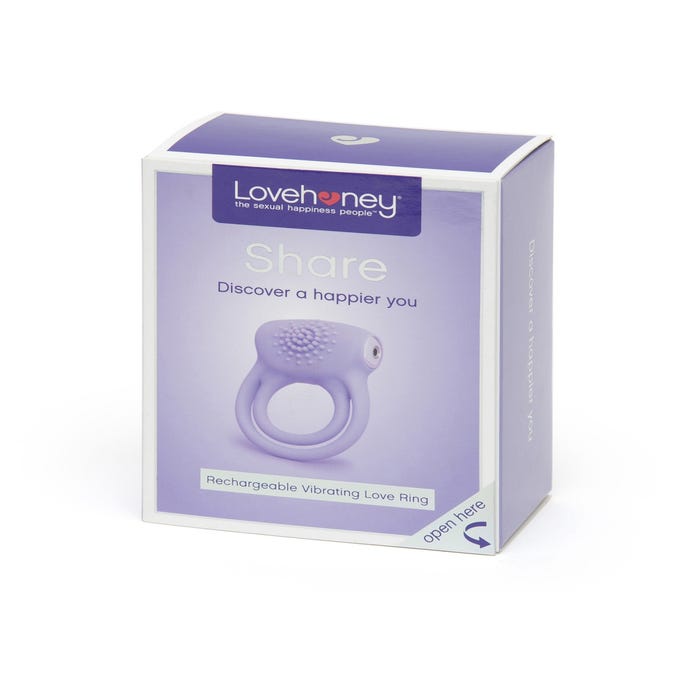 Double anneau vibrant silicone Share