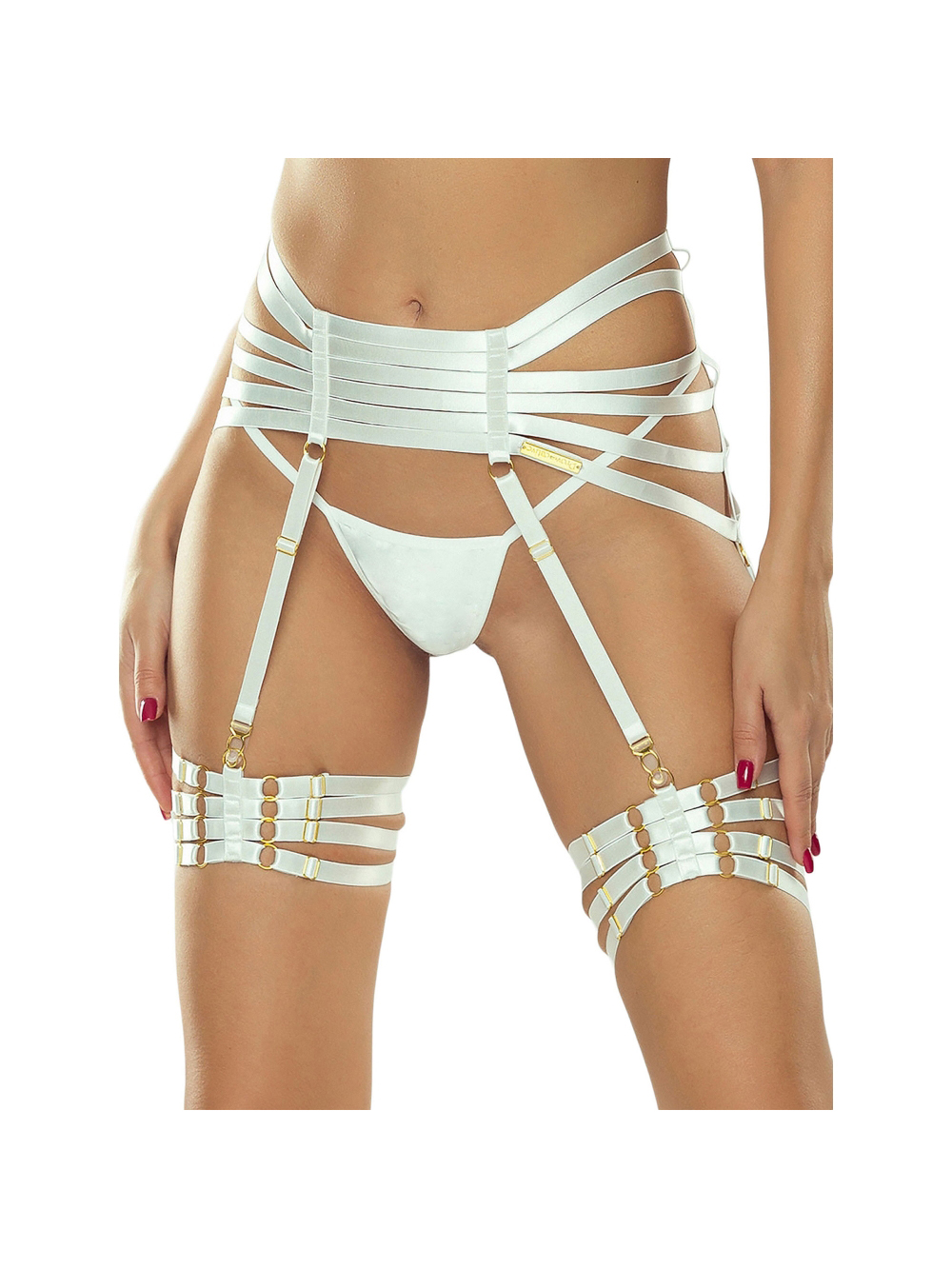 Porte-jarretelles harnais PR1847 argent main product photo