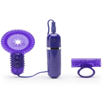 Kit anneau vibrant Bedtime Bullet 3 pièces