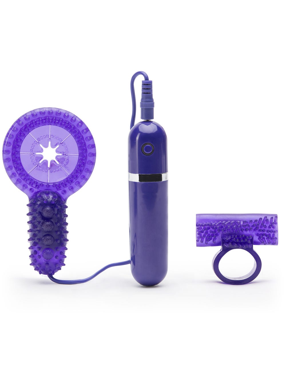 Kit anneau vibrant Bedtime Bullet 3 pièces main product photo