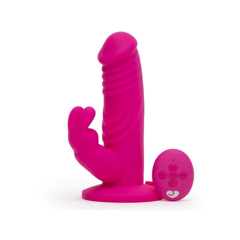 Vibromasseur rabbit ventouse télécommandé Hop Star
