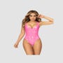 Maillot de bain 1 pièce Glam Squad wetlook rose