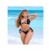 Maillot de bain 2 pièces Cut Out noir