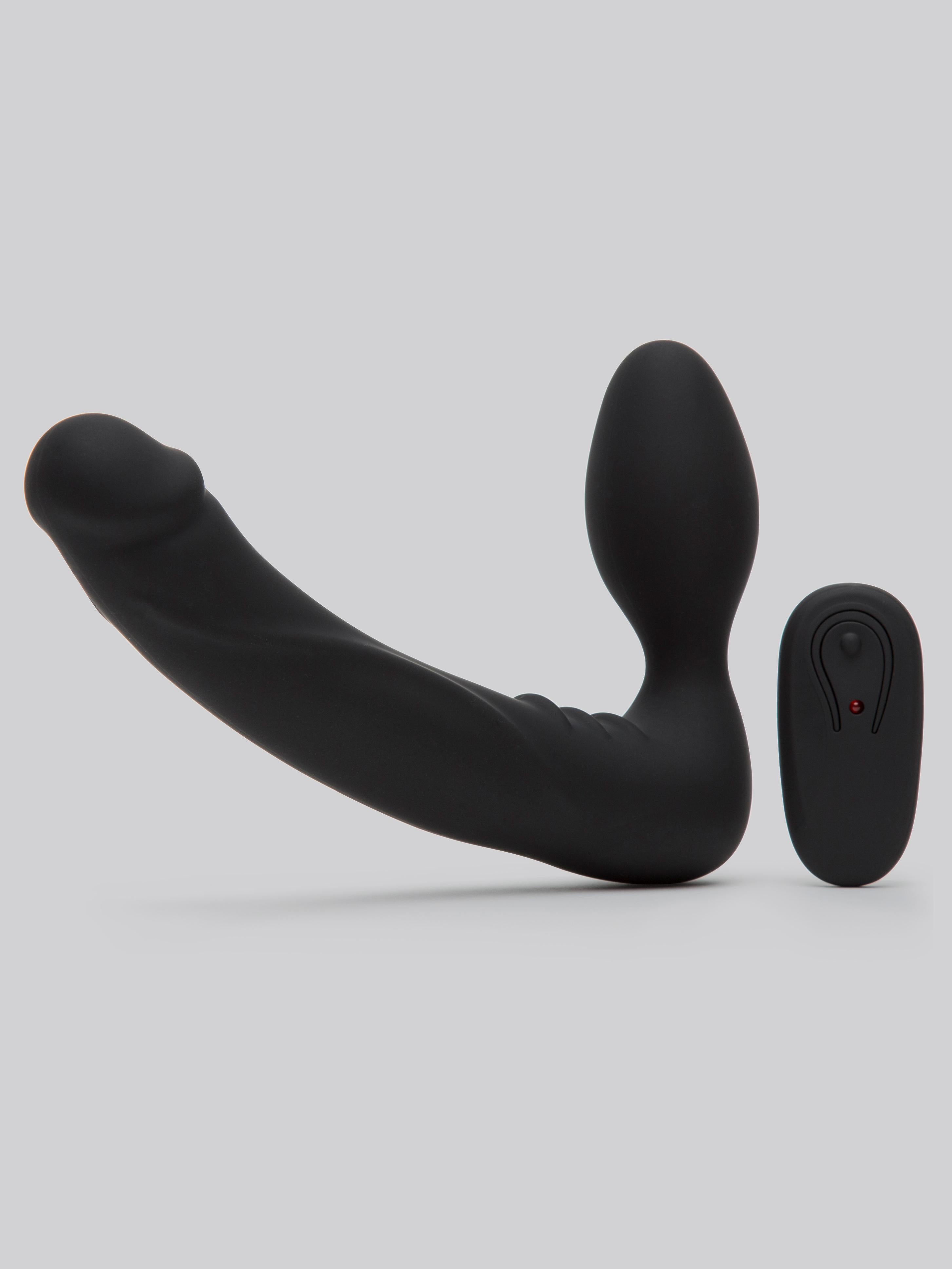 Strap-on vibrant télécommandé Supersex