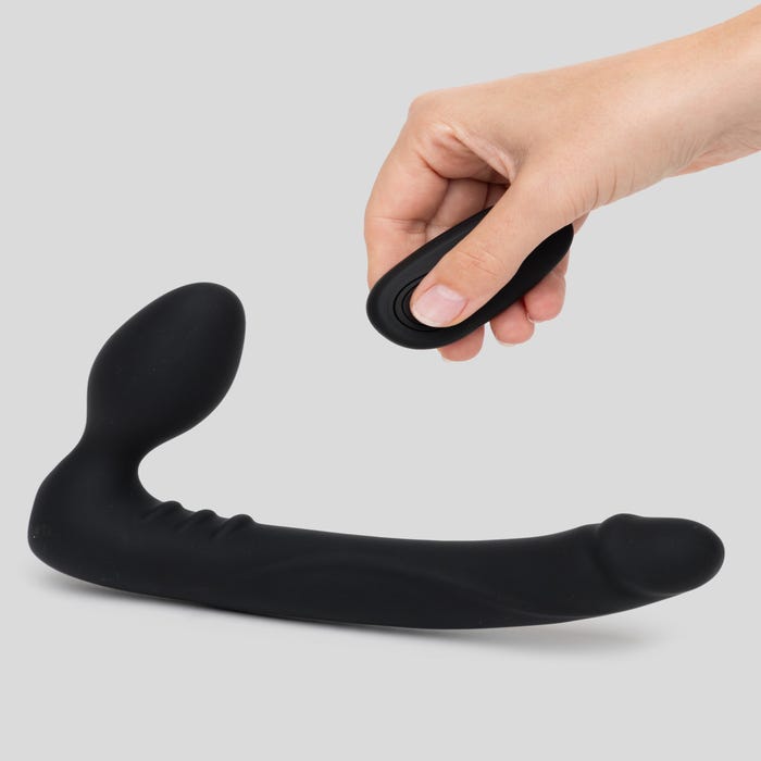 Strap-on vibrant télécommandé Supersex