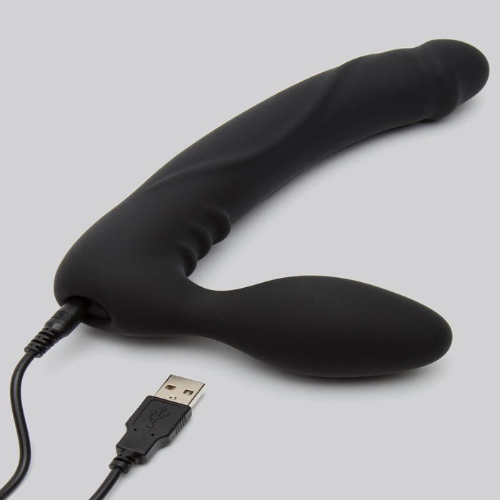 Strap-on vibrant télécommandé Supersex