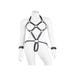 Harnais body avec menottes cuir Deluxe DOMINIX