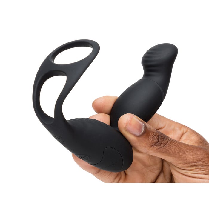 Stimulateur prostatique vibrant et double cockring EDGE