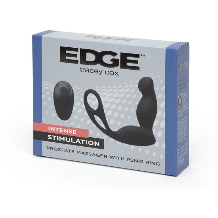 Stimulateur prostatique vibrant et double cockring EDGE