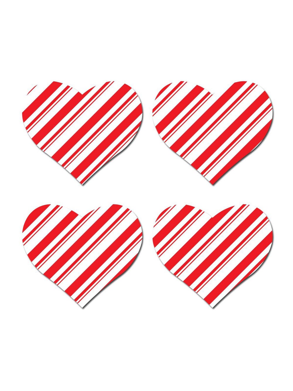 Mini cache-tétons coeur Candy Cane