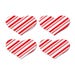 Mini cache-tétons coeur Candy Cane