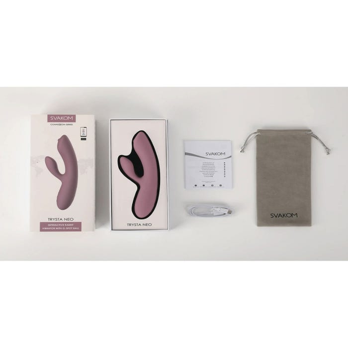 Vibromasseur rabbit connecté Trysta Neo