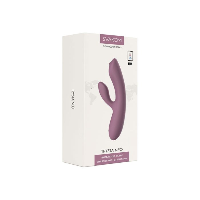 Vibromasseur rabbit connecté Trysta Neo