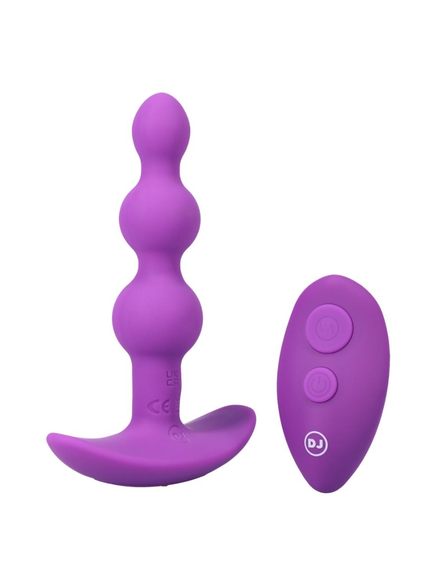 Chapelet anal vibrant télécommandé A-Play Vibe Beaded violet