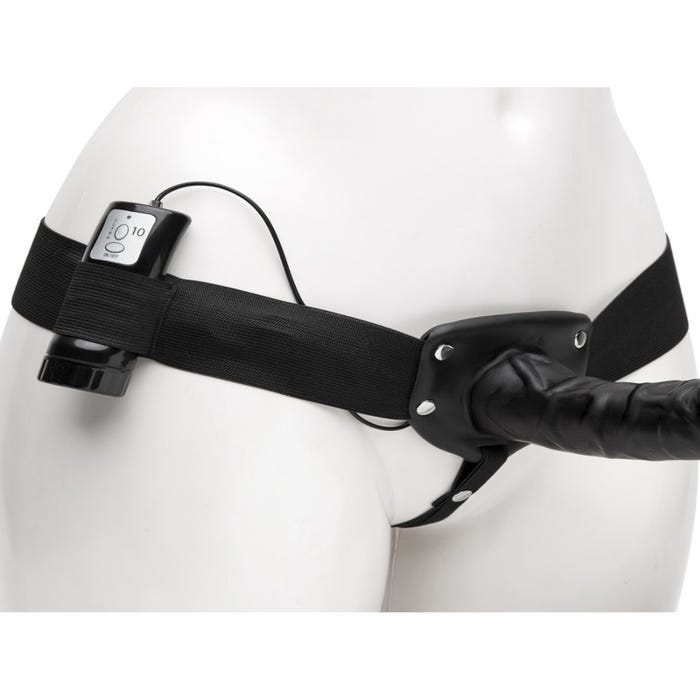 Gode ceinture creux vibrant 15,2 cm Perfect Partner