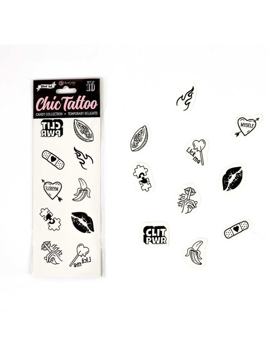 Tatouages temporaires Candy Collection 2