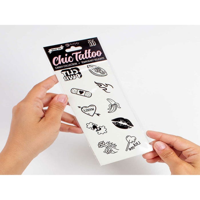 Tatouages temporaires Candy Collection