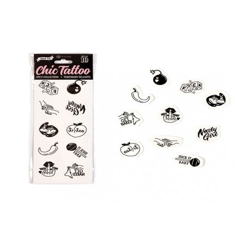 Tatouages temporaires Spicy Collection