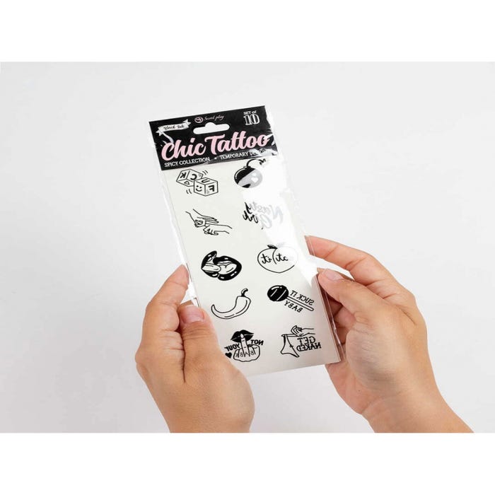 Tatouages temporaires Spicy Collection