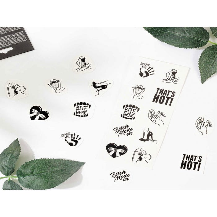 Tatouages temporaires Kinky Collection