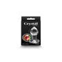 Plug anal en verre Rainbow Crystal Desires small