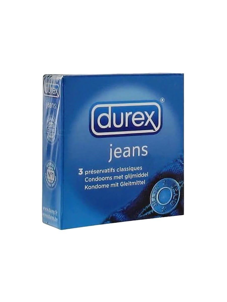 Préservatifs Durex Classic Jeans boîte de 3 main product photo