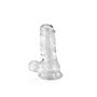 Gode Ventouse Jelly avec Testicules M Transparent