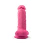 Gode ventouse phospho 17,8 cm Model 1 rose