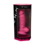Gode ventouse phospho 17,8 cm Model 1 rose