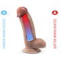 Gode ventouse Premium Real Skin 20,3 cm Model 1