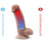 Gode ventouse Premium Real Skin 17,8 cm Model 1