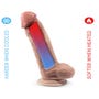 Gode ventouse Premium Real Skin 22,9 cm Model 1