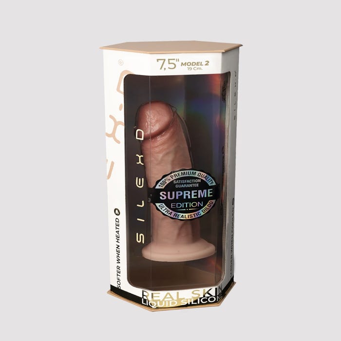 Gode ventouse Premium Real Skin 19 cm Model 2