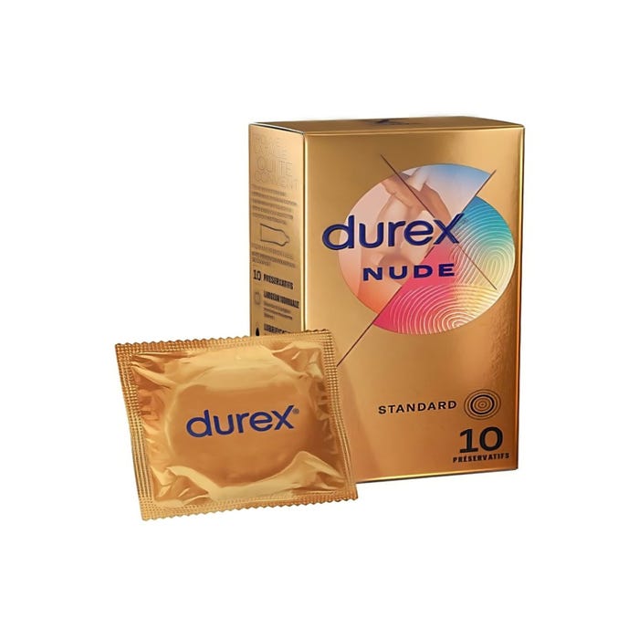 Préservatifs Durex Nude boîte de 10