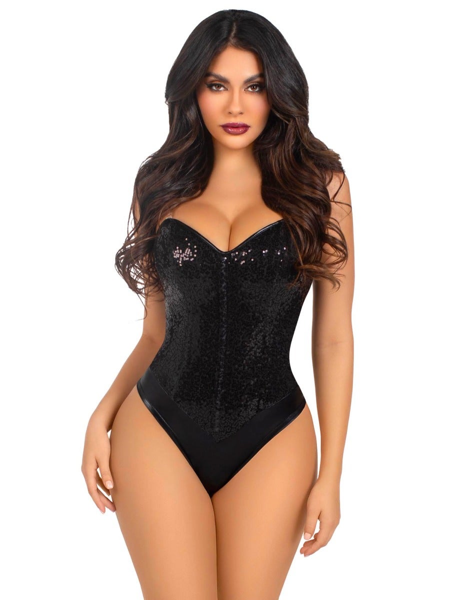 Body 2786 sequins noir M
