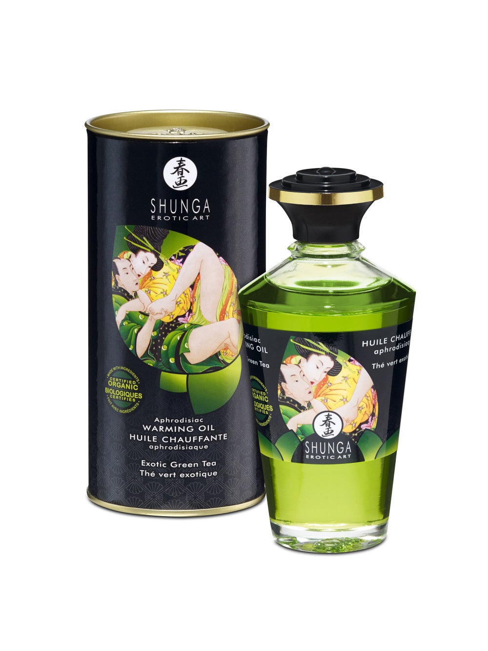 Huile Chauffante Aphrodisiaque Bio Thé Vert Exotique 2