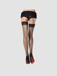 Bas résille couture Lori noir