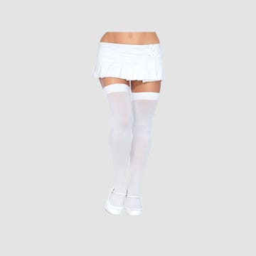Bas Classiques Opaques Blanc