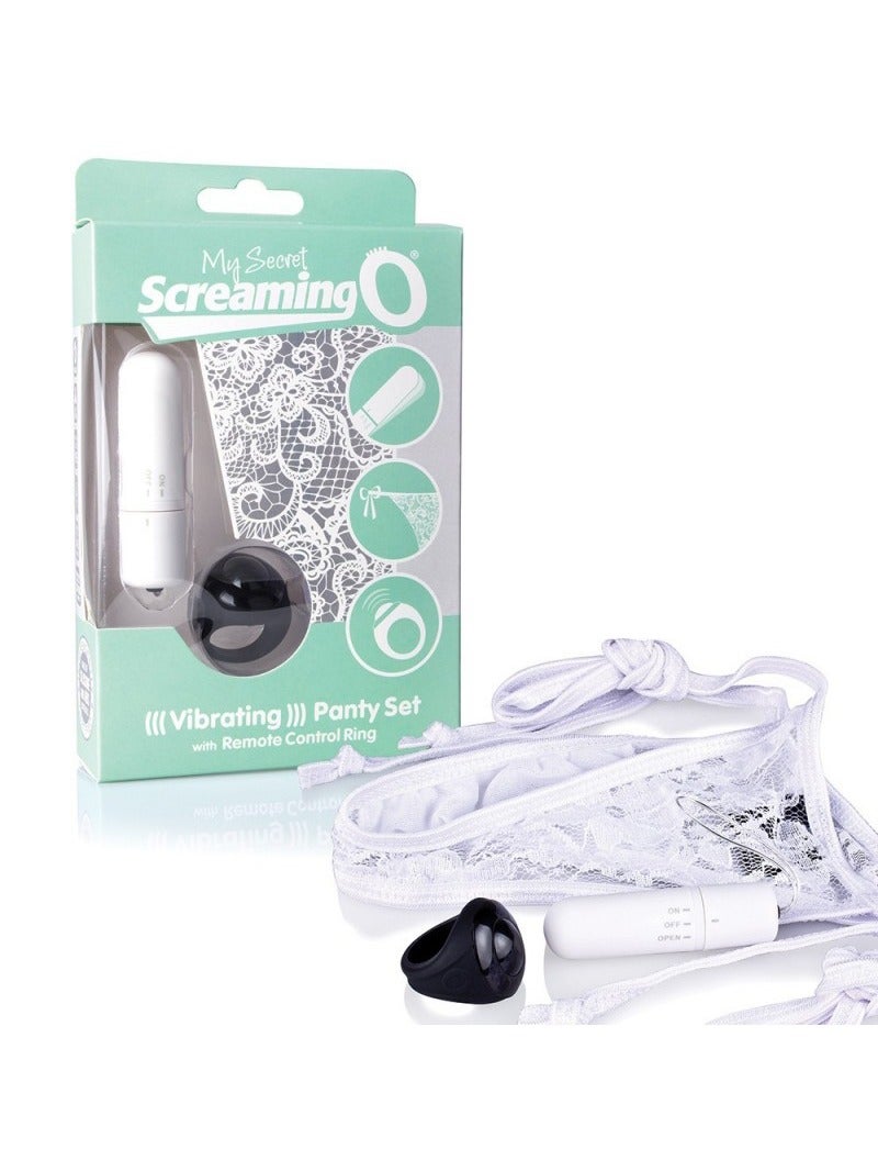 String vibrant télécommandé Tickle & Tease blanc 6