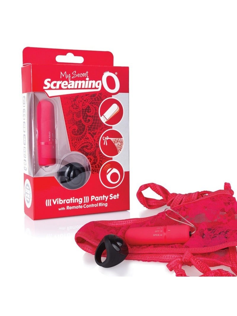 String vibrant télécommandé Tickle & Tease rouge