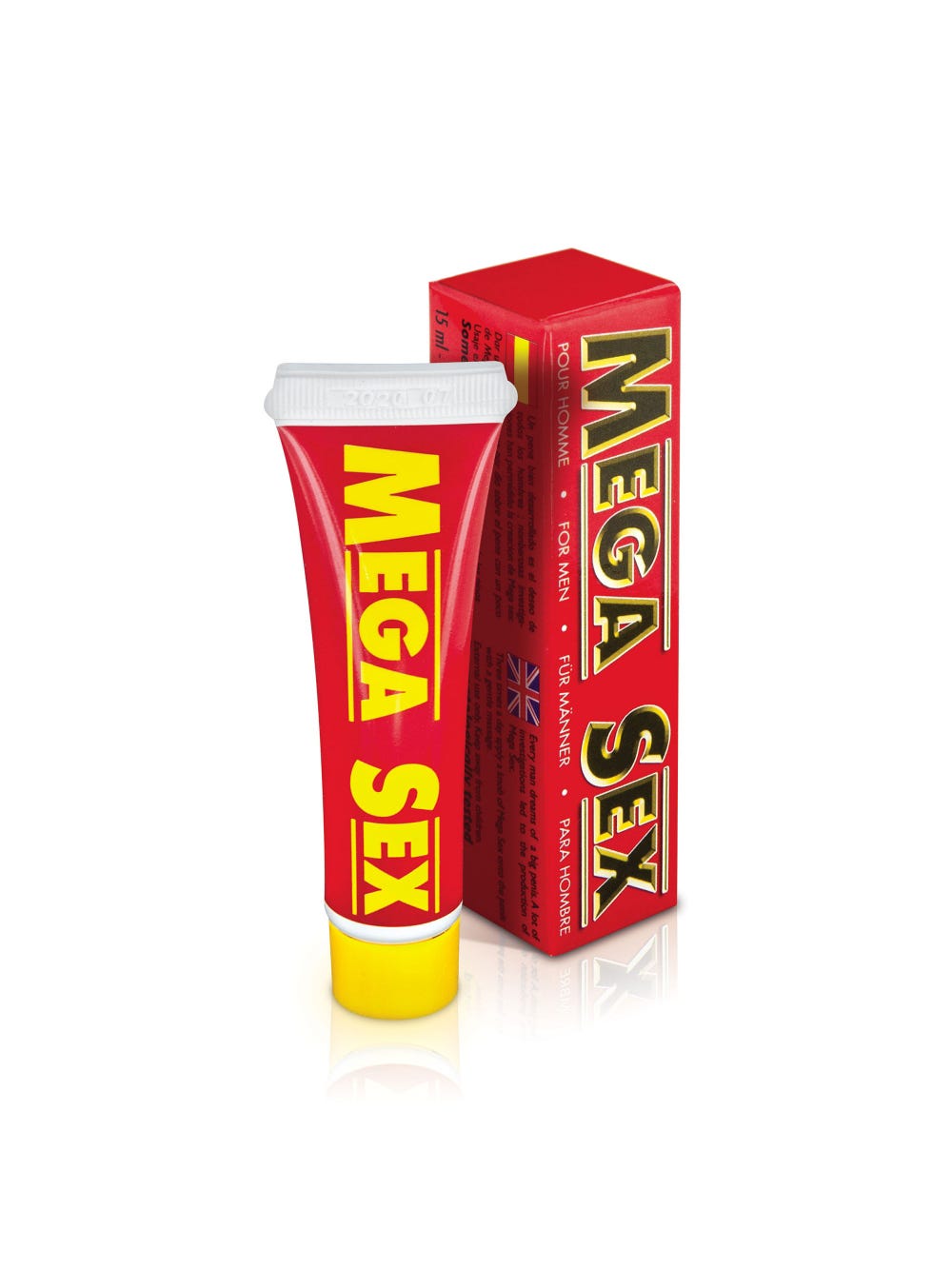 Crème développante pour pénis Mega Sex 15 ml main product photo