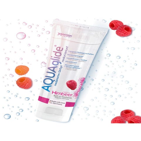 Lubrifiant Eau AQUAglide Framboise 100 ml