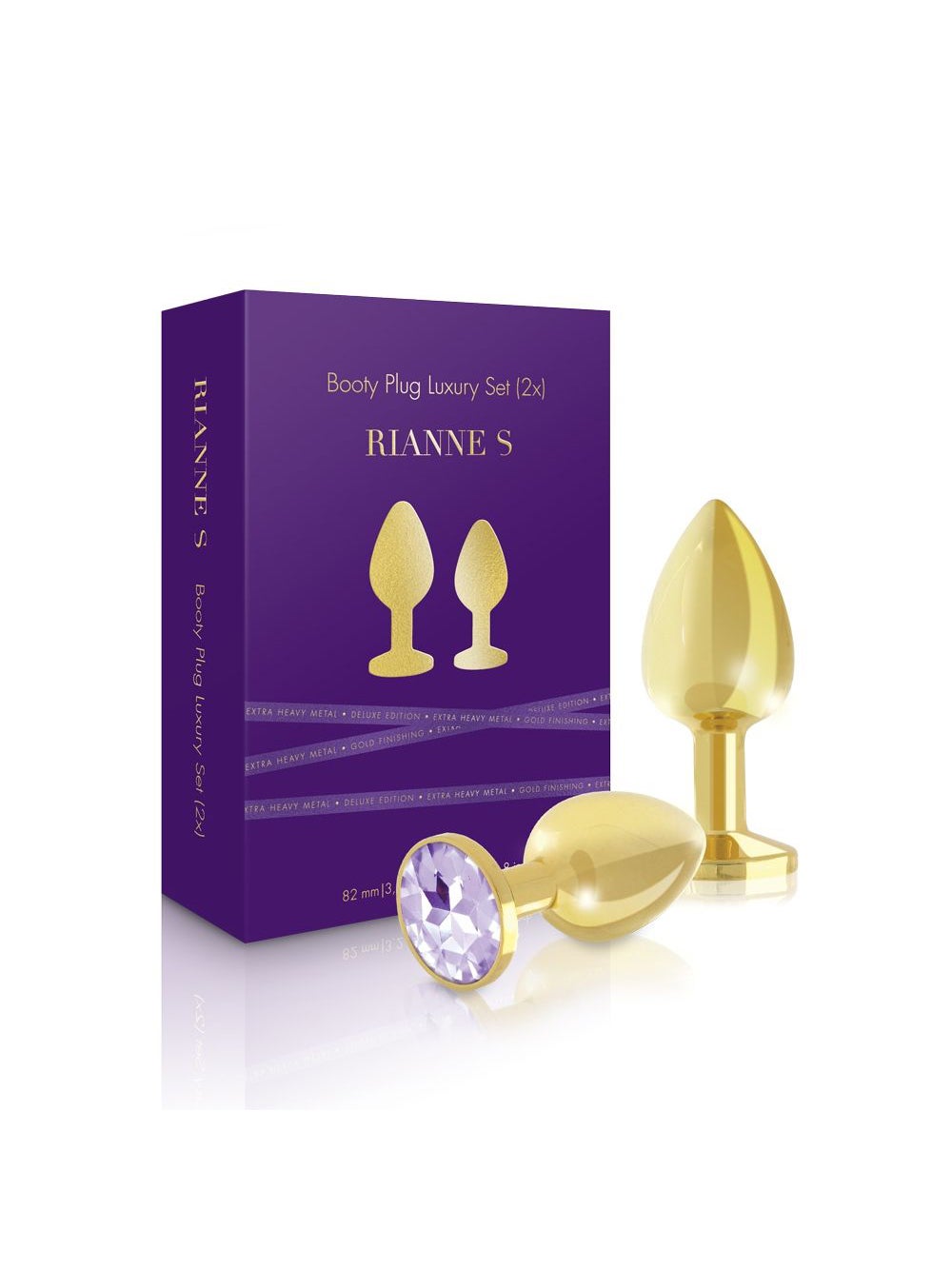 Coffret Plugs Anal Booty Plug Luxury Or 7