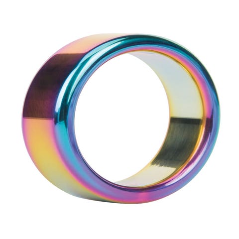 Cockring Metal Ring Rainbow Steel 4,4 cm 