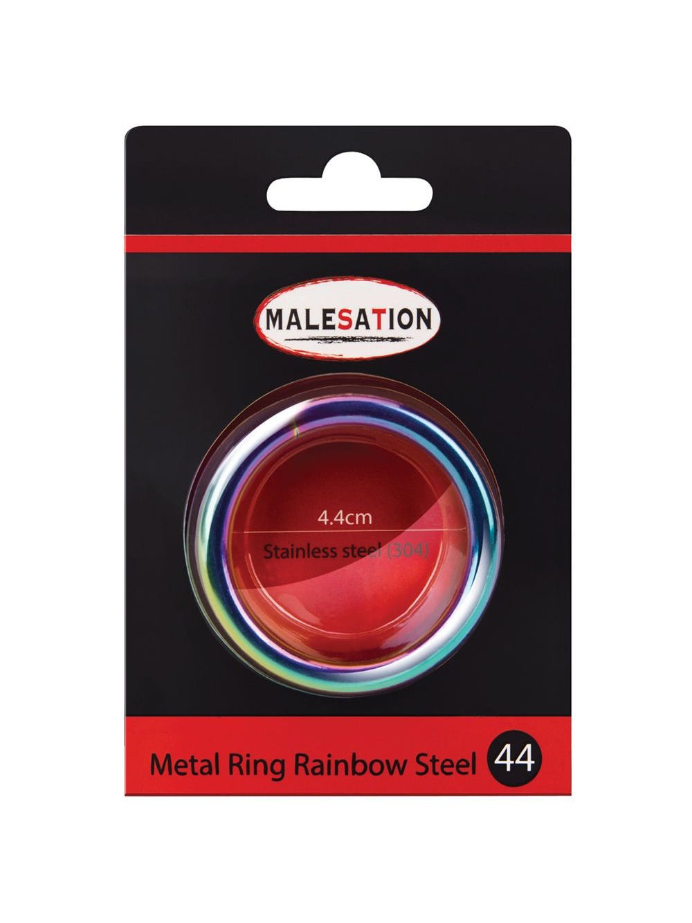 Cockring Metal Ring Rainbow Steel 4,4 cm 