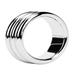 Cockring Metal Ring Triple Steel 3,8 cm 