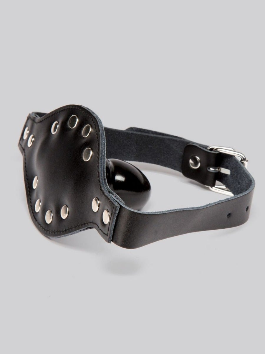 Bâillon-dildo cuir Leather and Studs