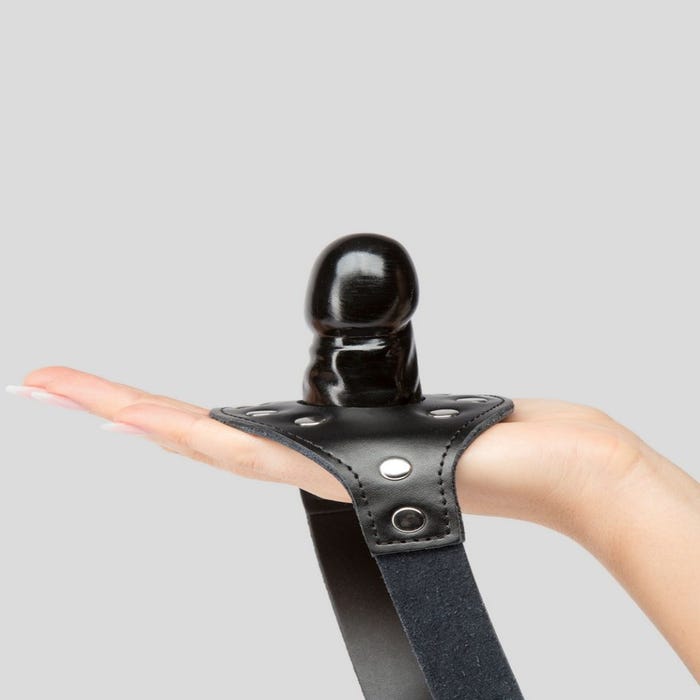 Bâillon-dildo cuir Leather and Studs