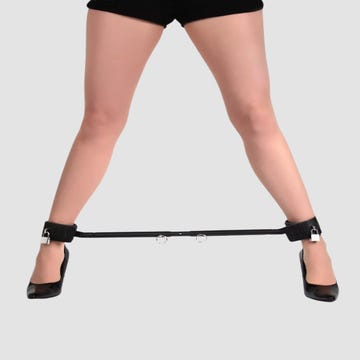 Barre d'écartement et menottes en cuir Expandable
