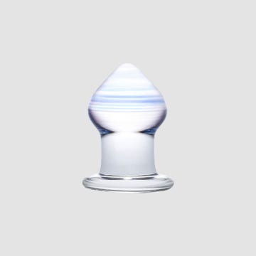 Plug Anal en Verre Amethyst Rain